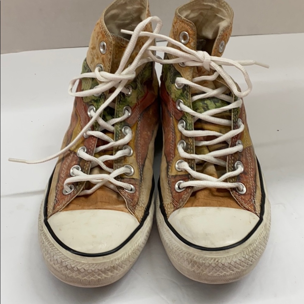Converse Unisex M8, W10 cheeseburger hi-top